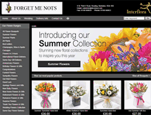 Tablet Screenshot of florists-reading.co.uk